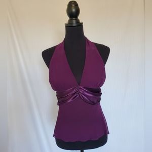 Candies Deep V Halter Top Size Small